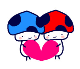 Signal mushroom sticker #10333043