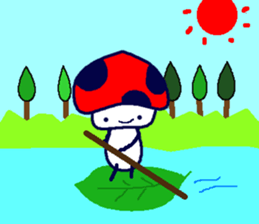 Signal mushroom sticker #10333050