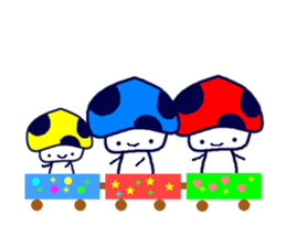 Signal mushroom sticker #10333052