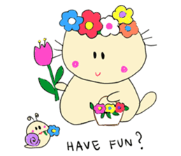 Dinkyneko & Friends #4 _Spring & Easter sticker #10333181