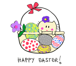 Dinkyneko & Friends #4 _Spring & Easter sticker #10333200