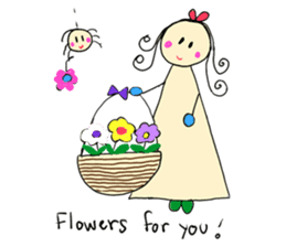 Dinkyneko & Friends #4 _Spring & Easter sticker #10333201