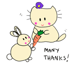 Dinkyneko & Friends #4 _Spring & Easter sticker #10333205