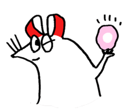 white rat 3 sticker #10333341