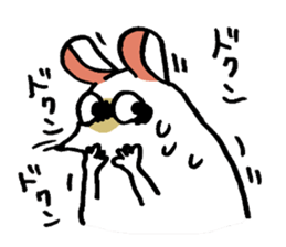 white rat 3 sticker #10333342