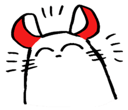 white rat 3 sticker #10333350