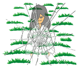 Reiko of ghosts sticker #10333701