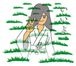 Reiko of ghosts sticker #10333704