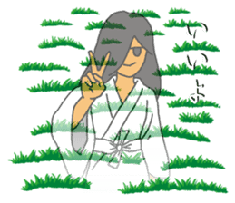 Reiko of ghosts sticker #10333704