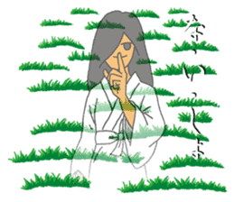 Reiko of ghosts sticker #10333712