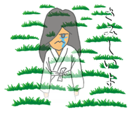 Reiko of ghosts sticker #10333720