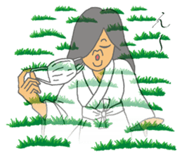 Reiko of ghosts sticker #10333725