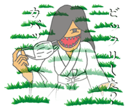 Reiko of ghosts sticker #10333726