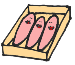 Cod roe sticker #10333794