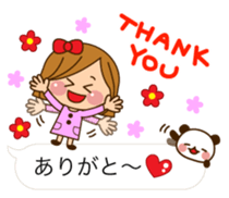 The cute girl 3 who often uses it sticker #10334176