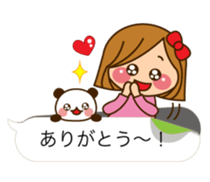 The cute girl 3 who often uses it sticker #10334179