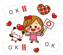 The cute girl 3 who often uses it sticker #10334180