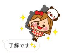 The cute girl 3 who often uses it sticker #10334182