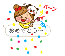 The cute girl 3 who often uses it sticker #10334189