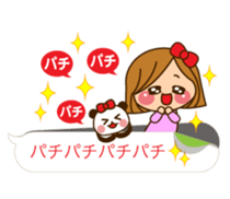 The cute girl 3 who often uses it sticker #10334191