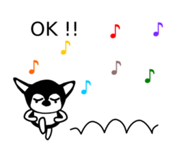 Balloon in English,Kawaii dog,Dub sticker #10334464