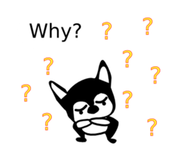 Balloon in English,Kawaii dog,Dub sticker #10334477