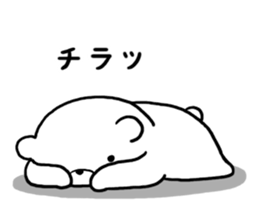 Sticker of simple bear sticker #10335147