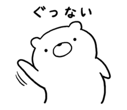 Sticker of simple bear sticker #10335155