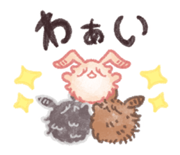 Angora Rabbits sticker #10335475