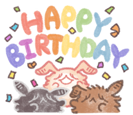 Angora Rabbits sticker #10335495