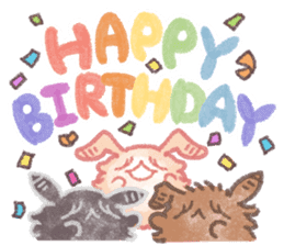 Angora Rabbits sticker #10335495