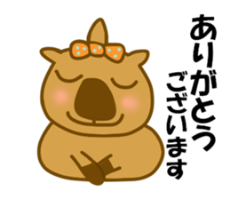 Wombat tonnko chan sticker #10335538