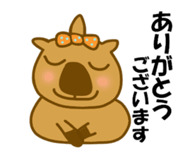 Wombat tonnko chan sticker #10335538