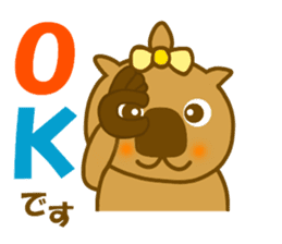 Wombat tonnko chan sticker #10335540