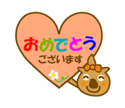 Wombat tonnko chan sticker #10335554