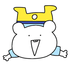 Surreal bear. sticker #10335576