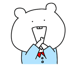 Surreal bear. sticker #10335580