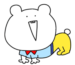 Surreal bear. sticker #10335586