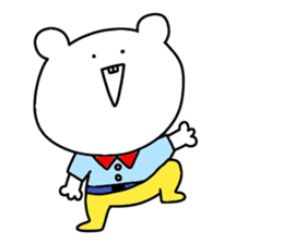 Surreal bear. sticker #10335587