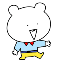 Surreal bear. sticker #10335590