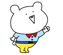 Surreal bear. sticker #10335591