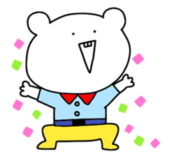 Surreal bear. sticker #10335592