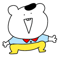 Surreal bear. sticker #10335595