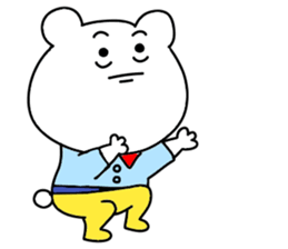 Surreal bear. sticker #10335596