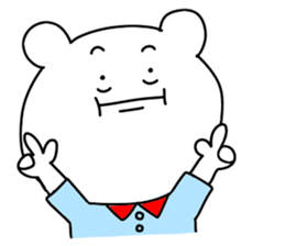 Surreal bear. sticker #10335602