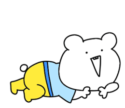 Surreal bear. sticker #10335605