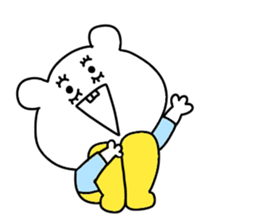 Surreal bear. sticker #10335607