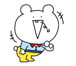 Surreal bear. sticker #10335608