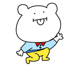 Surreal bear. sticker #10335610