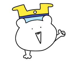 Surreal bear. sticker #10335613